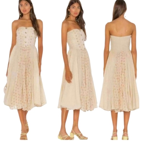 NWOTS FP AMANDA METALLIC DRESS (M) - Picture 6 of 16